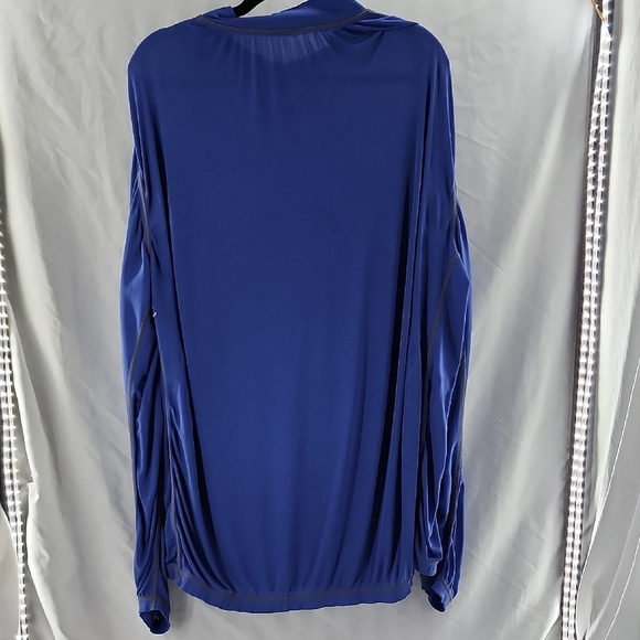 Lands' End Activewear Blue Long Sleeve Top XL - Picture 3 of 8